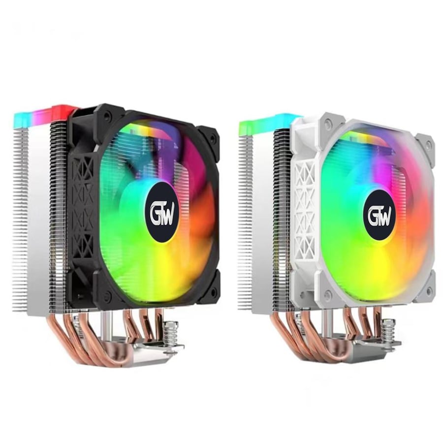 GTW CPU Fan Cooler Black G41 ARGB