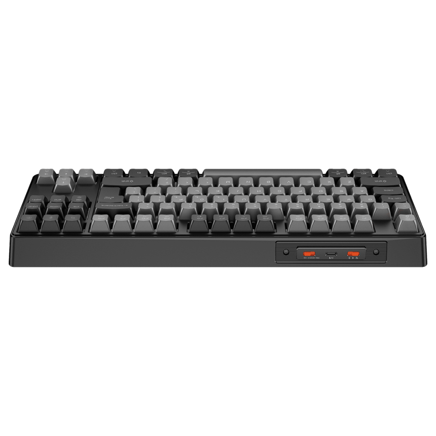 لوحة مفاتيح ميكانيكية Meetion MT-MK14 TKL باللون الأسود مع إضاءة RGB قابلة للتخصيص واتصال متعدد الأنظمة