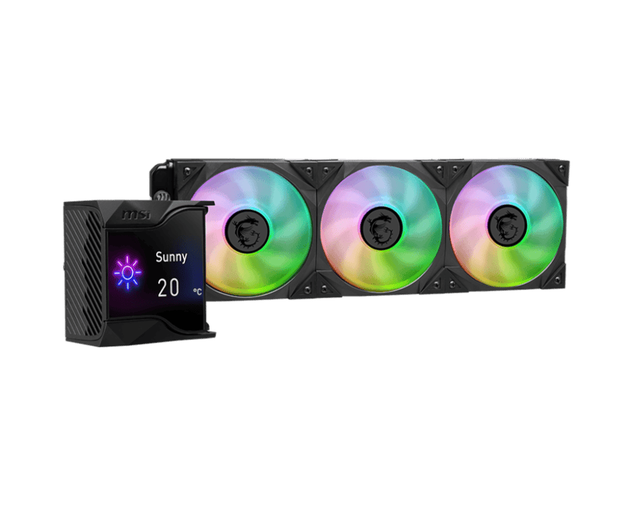 MSI MPG CoreLiquid D360 ARGB - مبرد مائي مع شاشة LCD 2.4" وراديتر 360 مم لأداء فائق