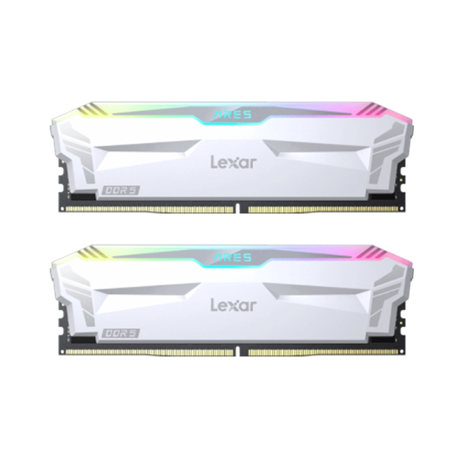 لكسار أريس ذاكرة عشوائية 32G DDR5 بسرعة 6400 ابيض