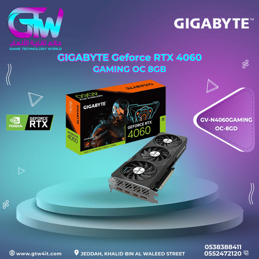 GIGABYTE Geforce RTX 4060 GAMING OC 8GB