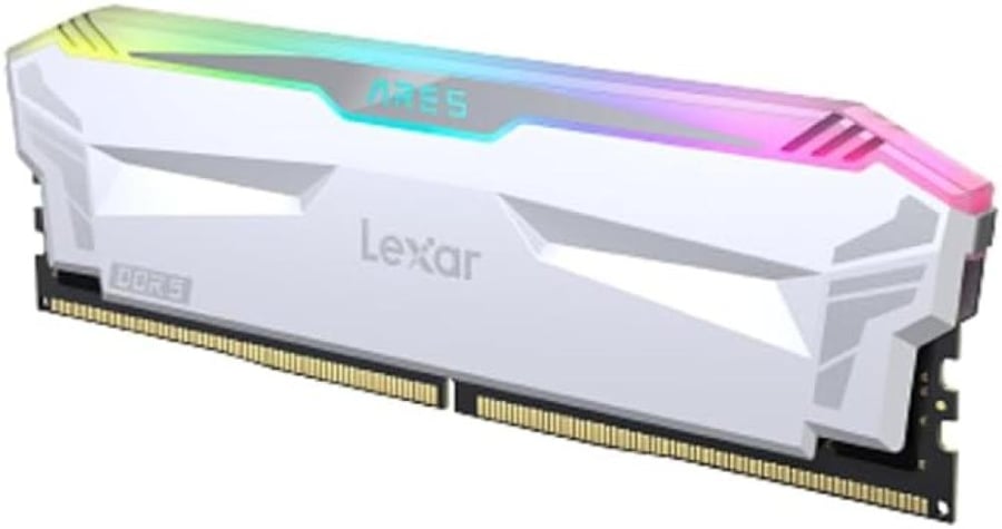 لكسار أريس ذاكرة عشوائية 32G DDR5 بسرعة 6400 ابيض
