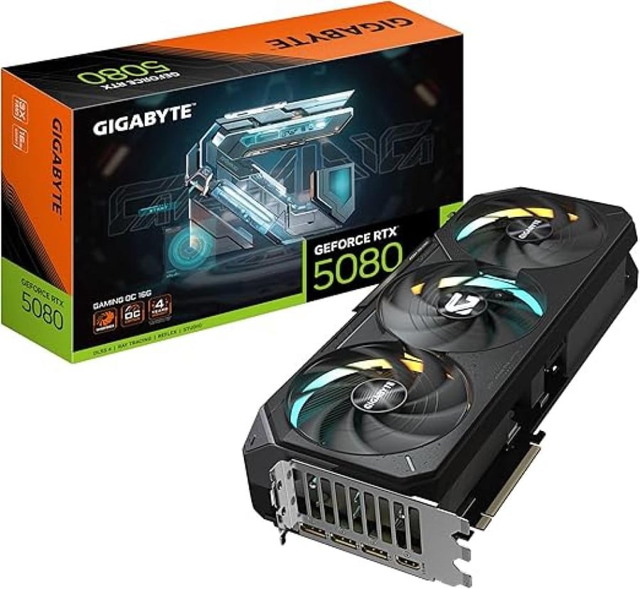 Gigabyte GeForce RTX 5080 Gaming OC 16G Graphics Card - 16GB GDDR7
