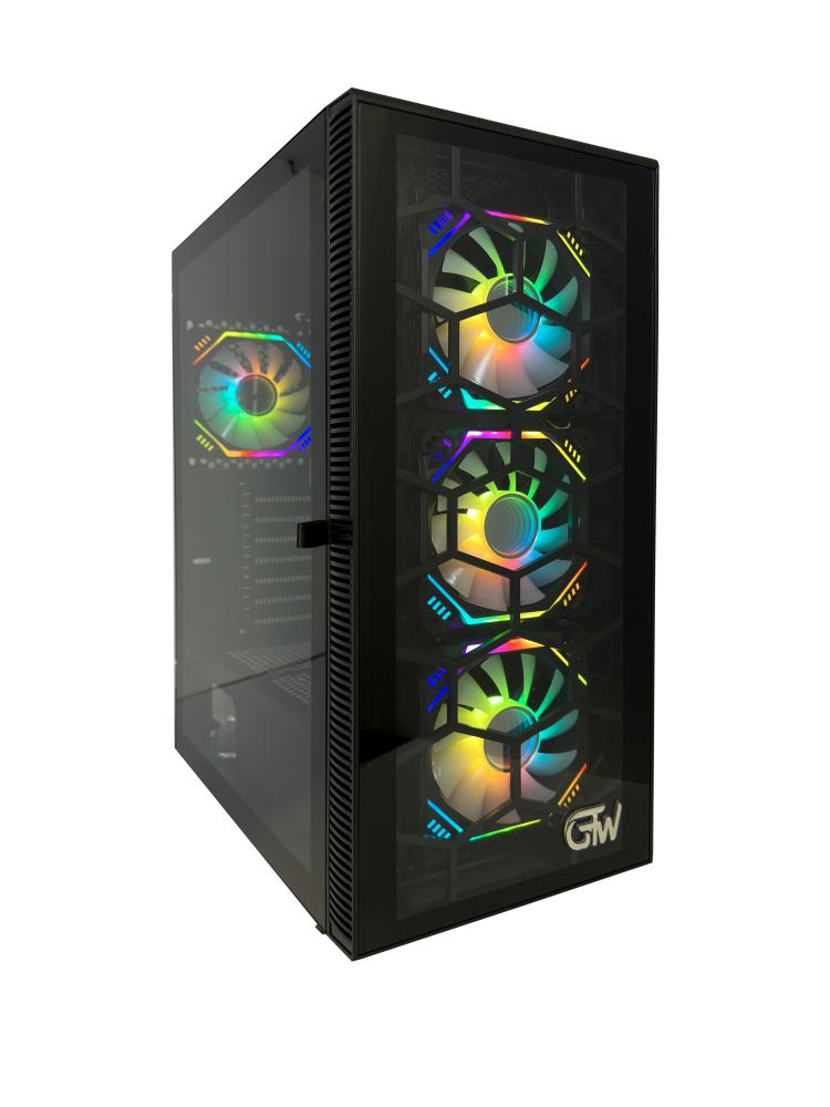 كيس بيسي قيمنق GTW - GT-F7CB005 لون اسود بي 4 مراوح