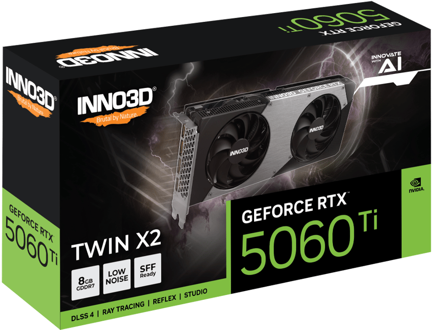 INNO3D GeForce RTX™ 5060 Ti 8GB TWIN X2