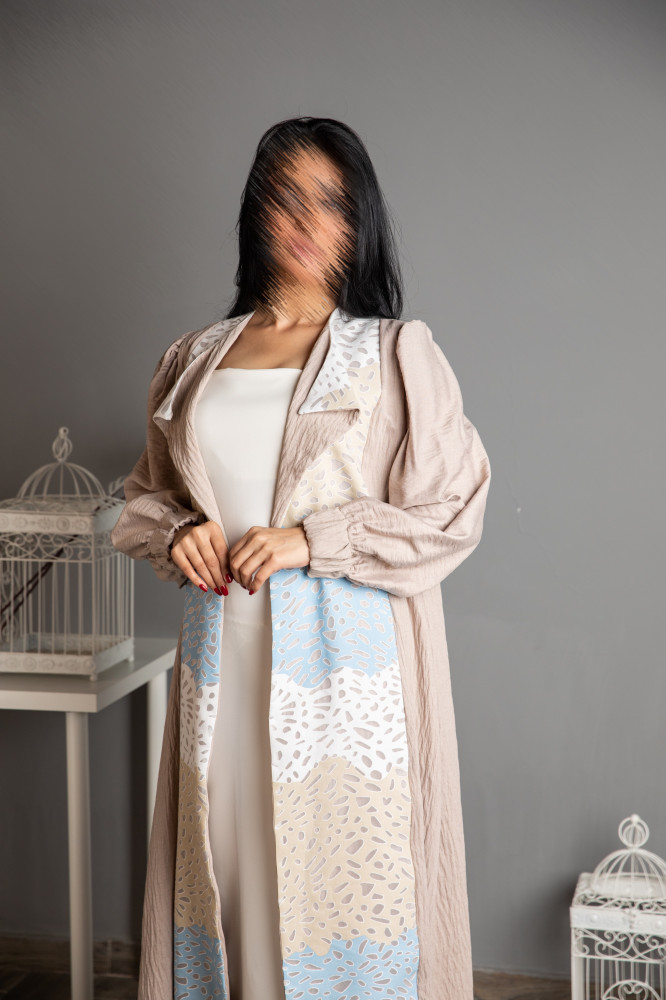عباية بشت طويلة كاجوال