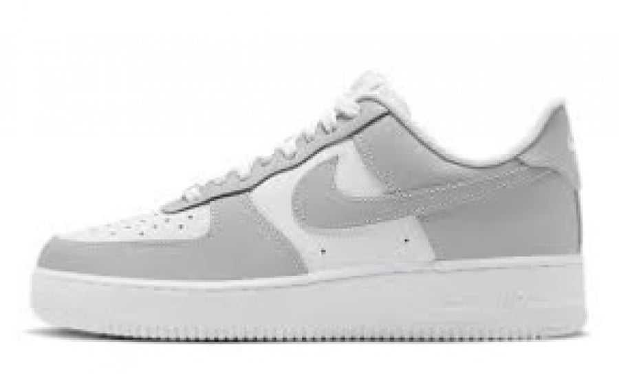 Grey And White Bring A Calm Vibe To The Nike Air Force 1