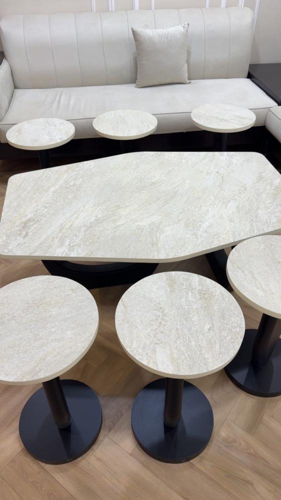 Luxury marble coffee table set