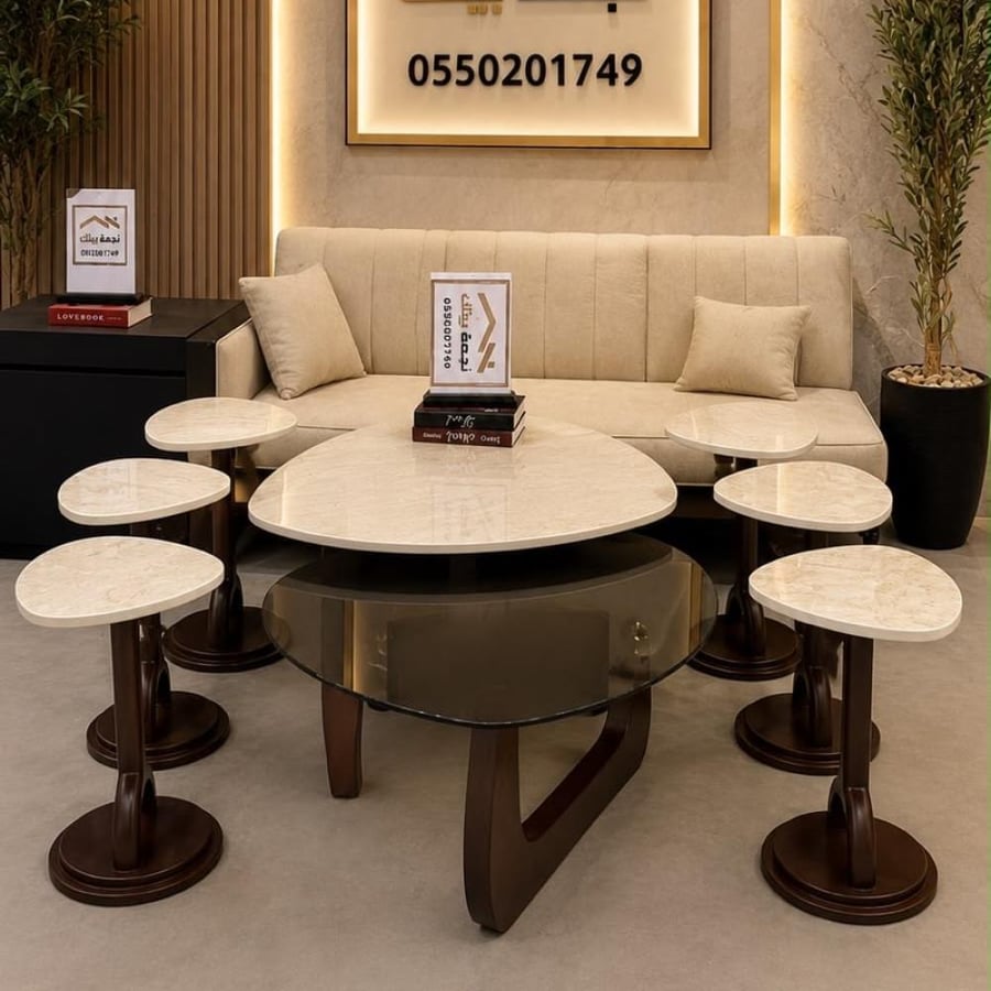 طقم طاولات ضيافة
