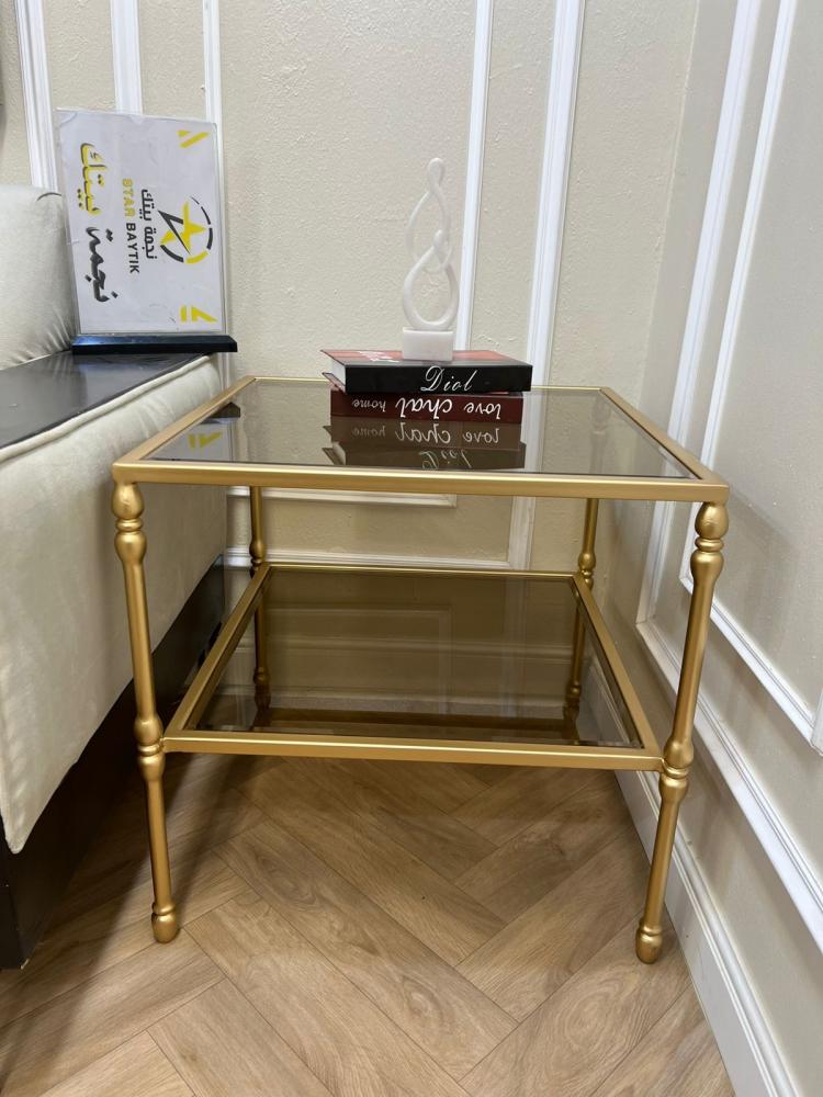 Golden side table