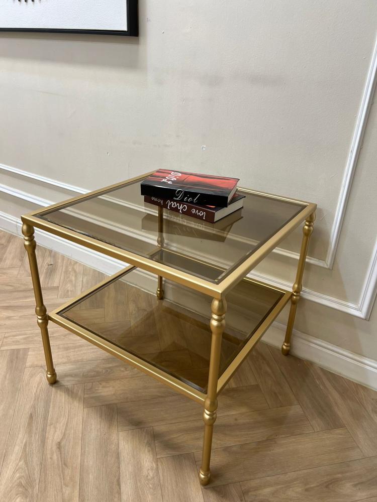 Golden side table