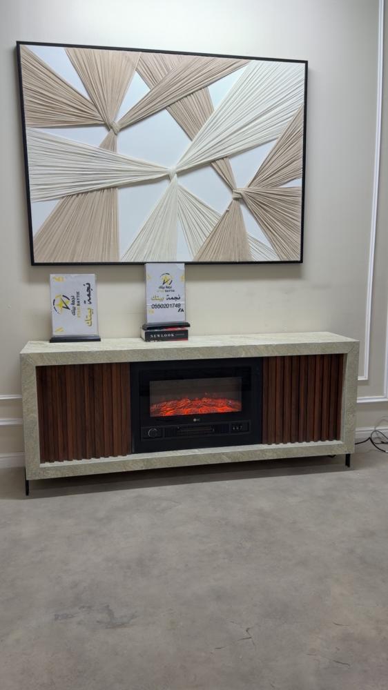 Decorative surface heater alternative marble