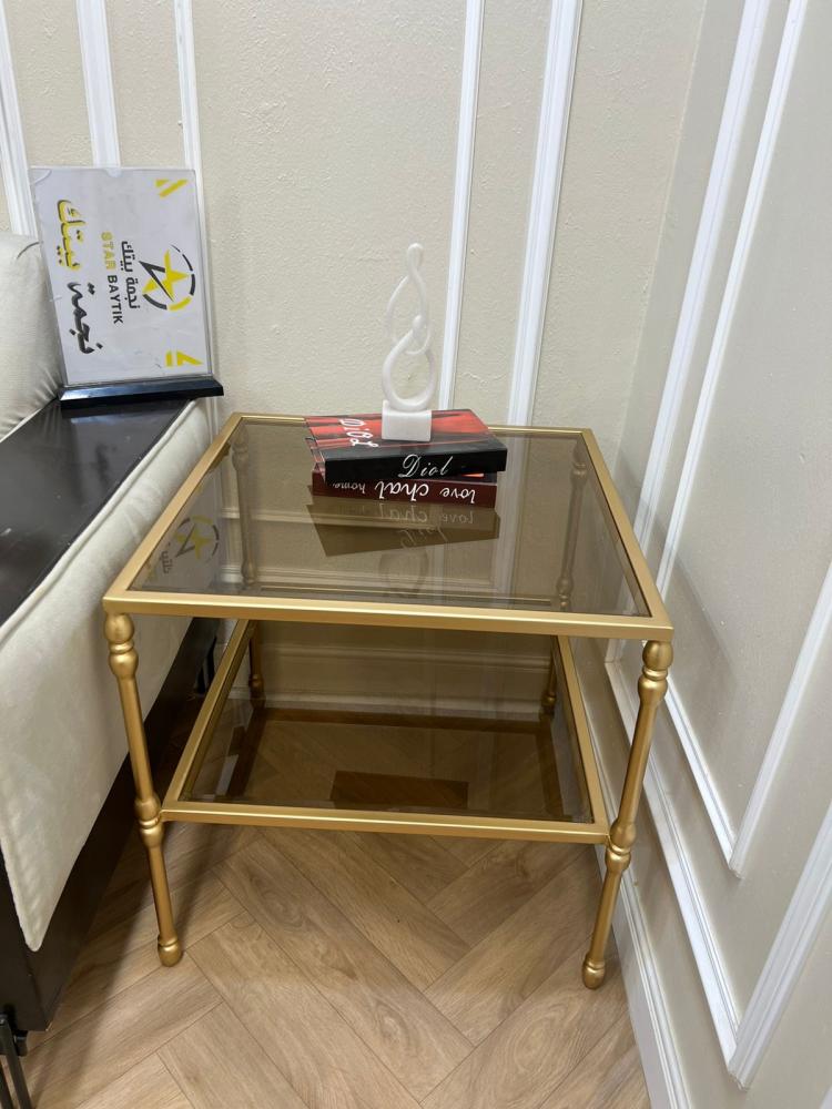 Golden side table