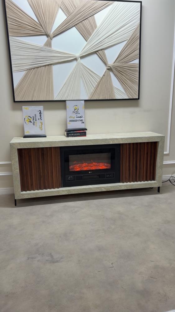 Decorative surface heater alternative marble