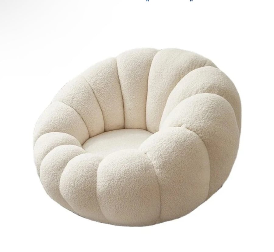 Fabric chair with upholstery