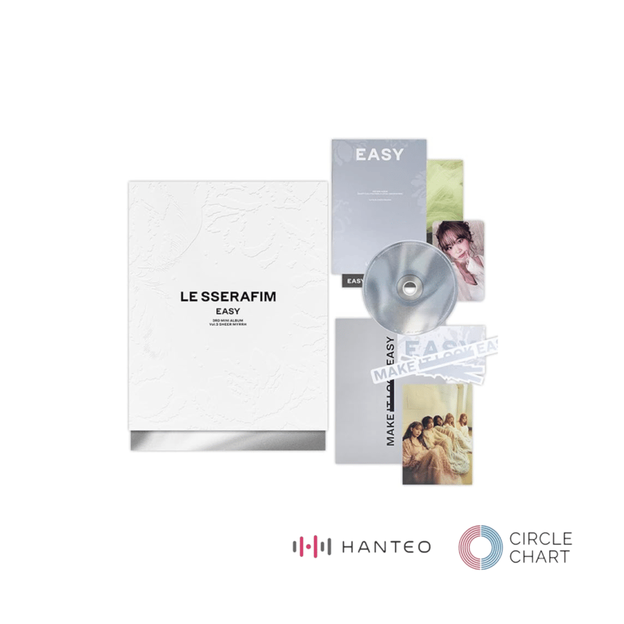 LE SSERAFIM- 3rd Mini Album [EASY] (Vol.1 / Vol.2 / Vol.3) (Random Ver.)