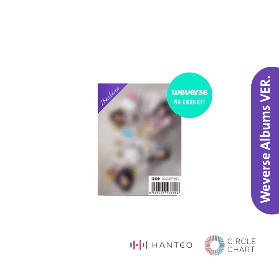 ILLIT – 5th Mini Album ‘BILLIT – 5th Mini Album ‘BREAK EVEN’ (Weverse Albums Ver.) (Weverse Gift)REAK EVEN’ (Weverse Albums Ver.) (Weverse Gift)