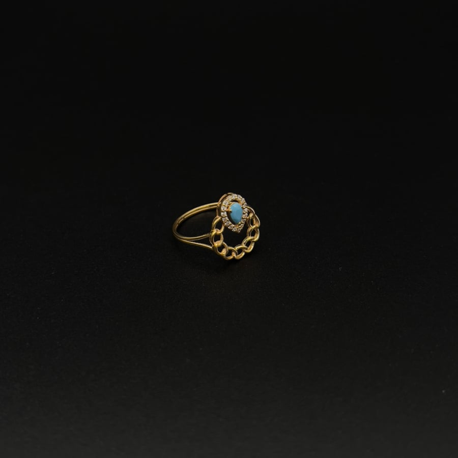 Gold ring 21 karat weight 2.1 grams