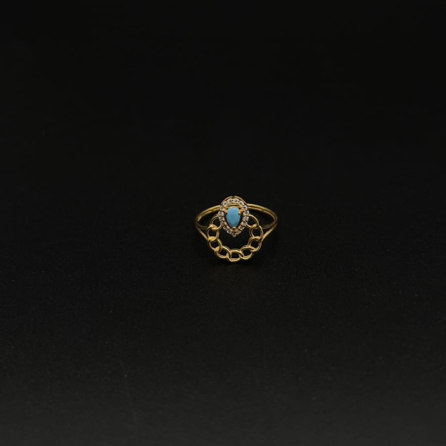 Gold ring 21 karat weight 2.1 grams