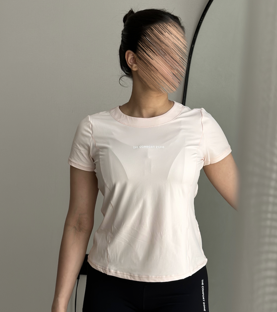 Loose T-Shirt - Peach Pink