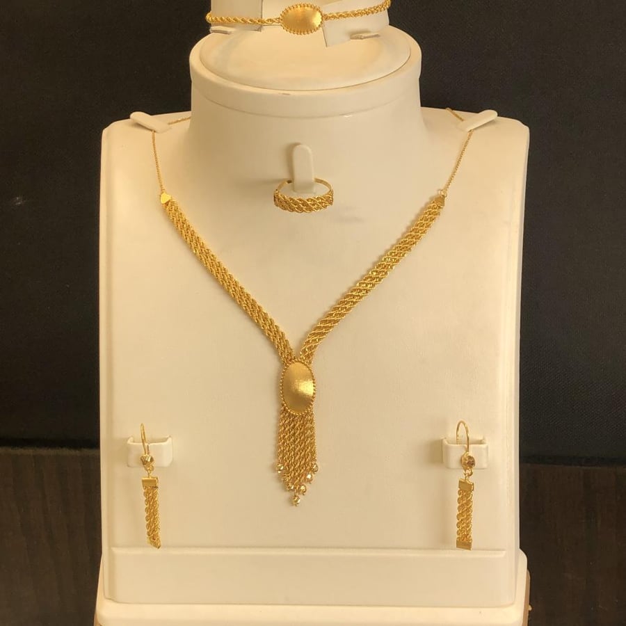 طقم ذهب عيار21