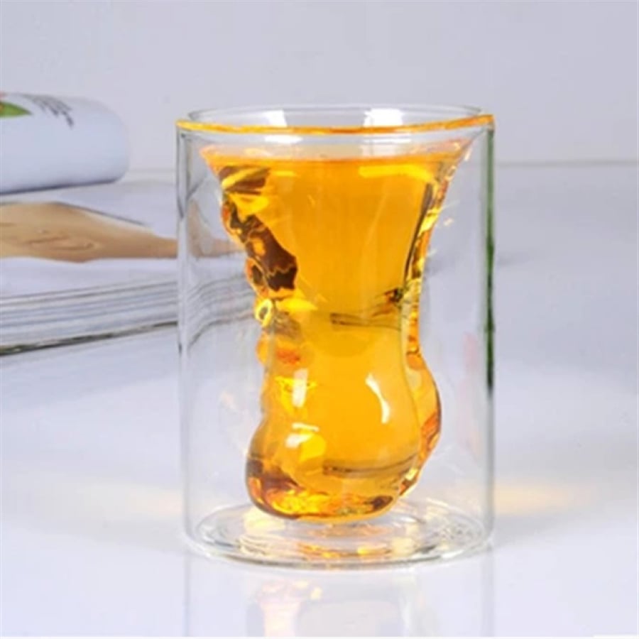 Double glass espresso cup 160 ml suitable for coffee and cold drinks