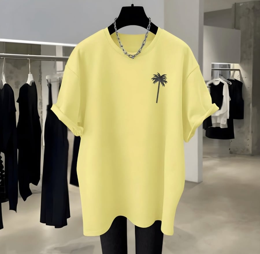 PALM TSHIRT YELLOW