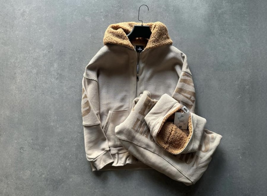biege jacket made in turkey