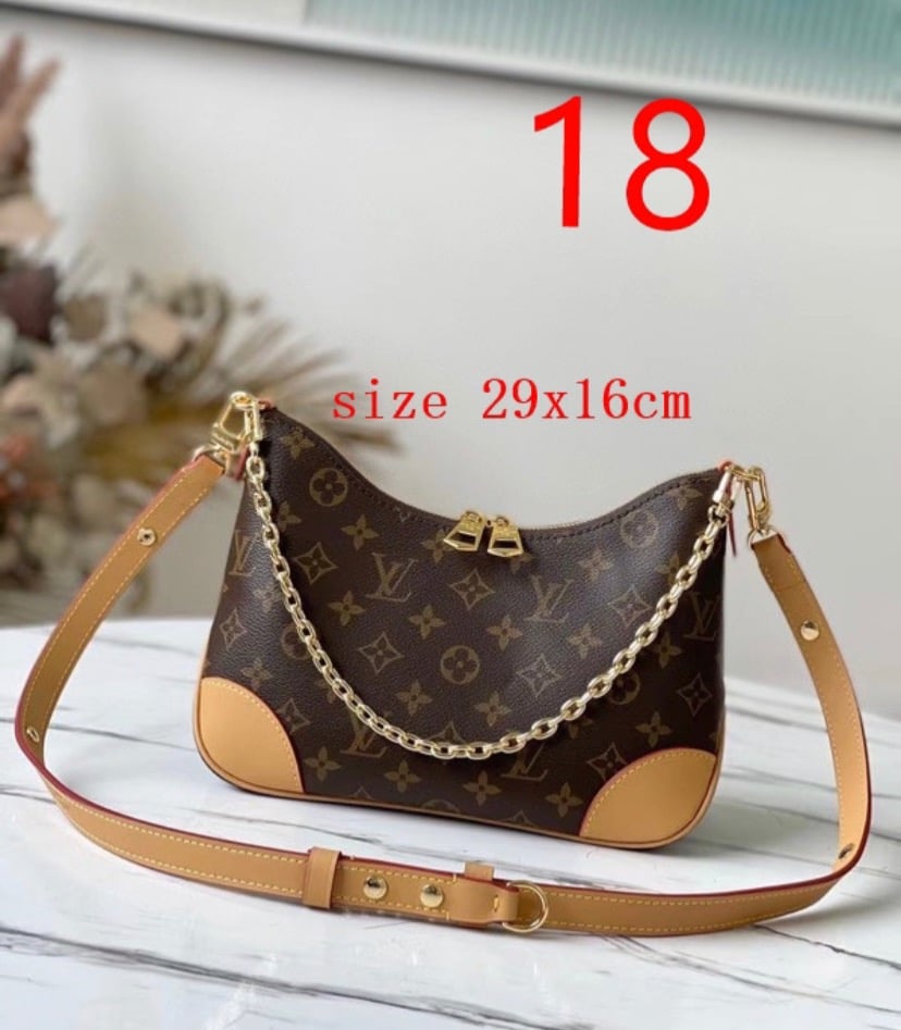 حقيبة كروس عالية الجودة بتصميم كلاسيكي منقوش حقيبة سلسلة نسائية من POCHETTE FELICIE ثلاثة في واحد من الجلد للنساء