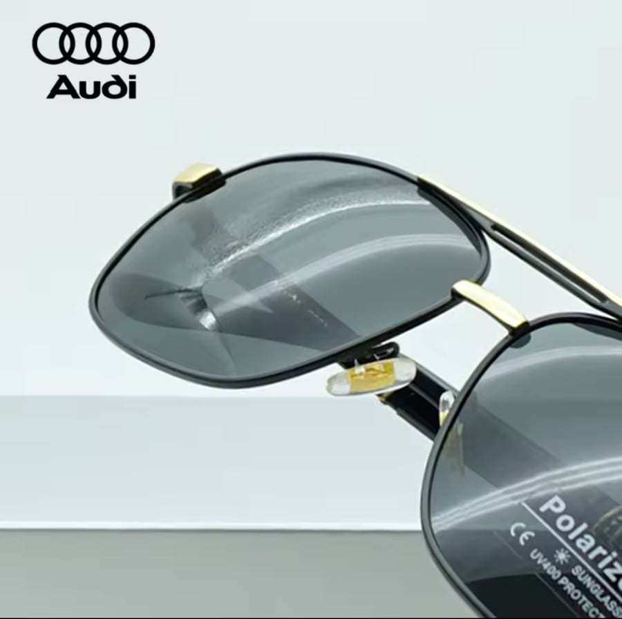 نظارات شمسية مستقطبة فاخرة من Audi للرجال   تصميم فاخر يجذب الانتبا