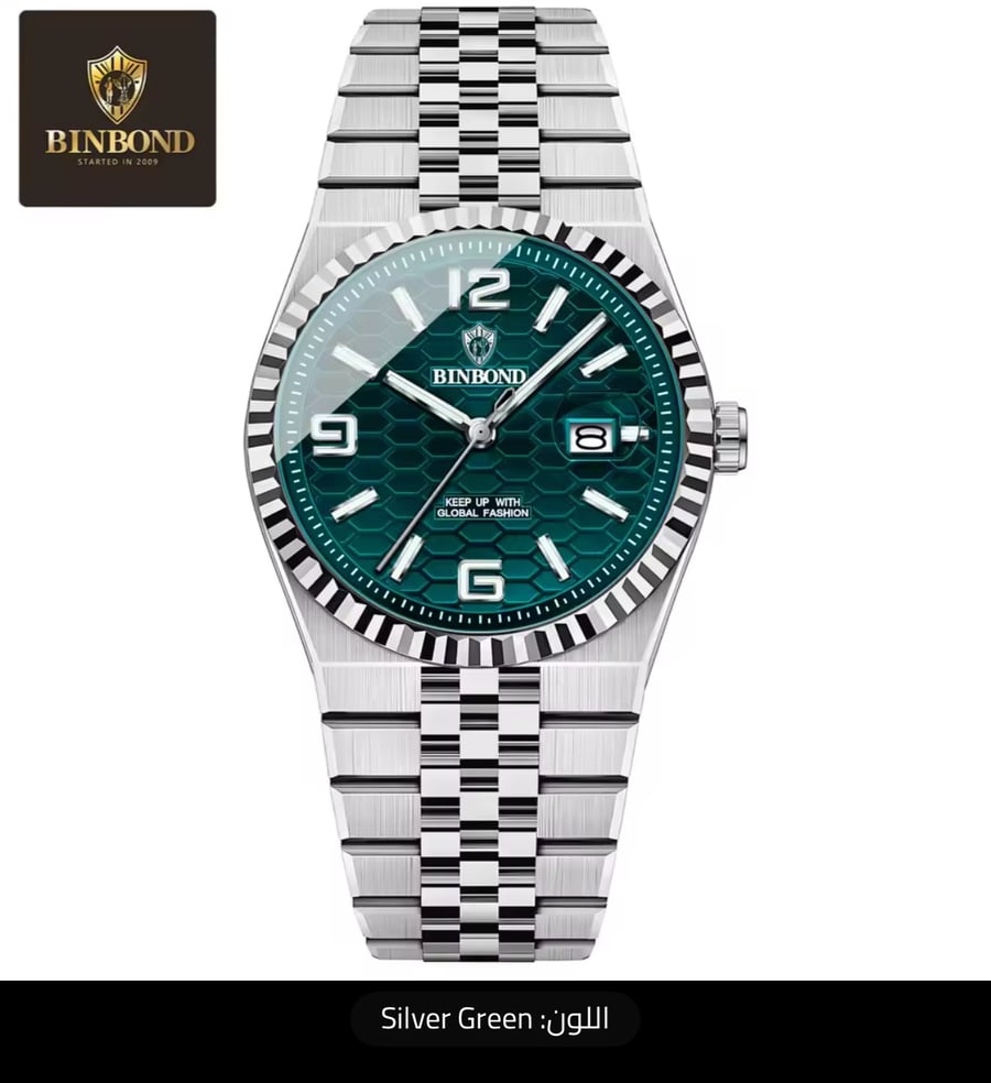 ساعة كوارتز رجالية الأصلية المستوحاة من ROLEX