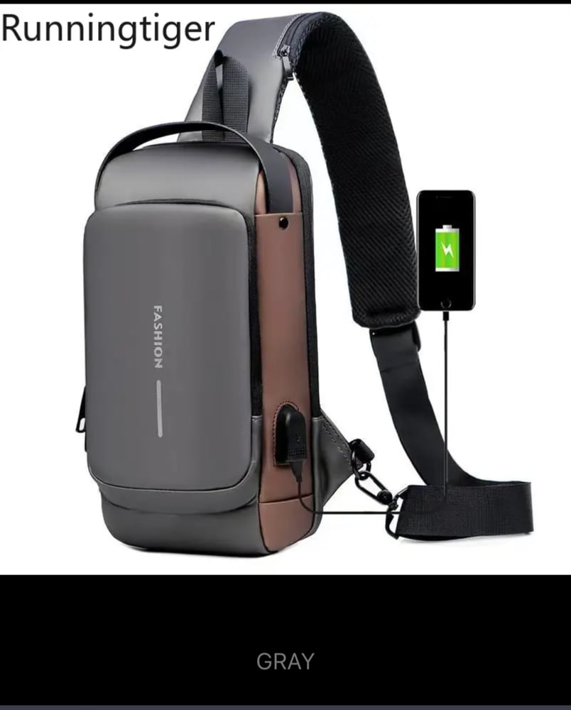 Men's American chest bag with multiple functions