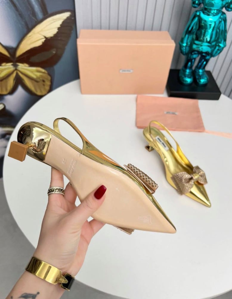 كعب miumiu   ▫️ جودة عالية ماستر كواليتي