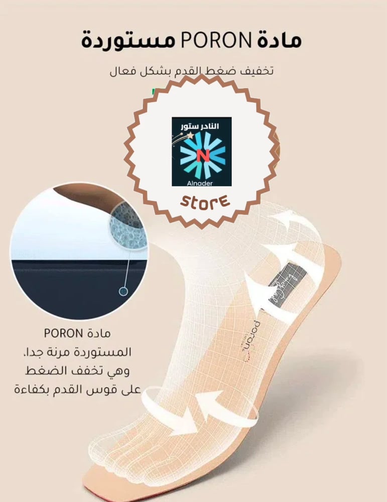 حذاء برقبة كاحل برباط مكتنز للنساء