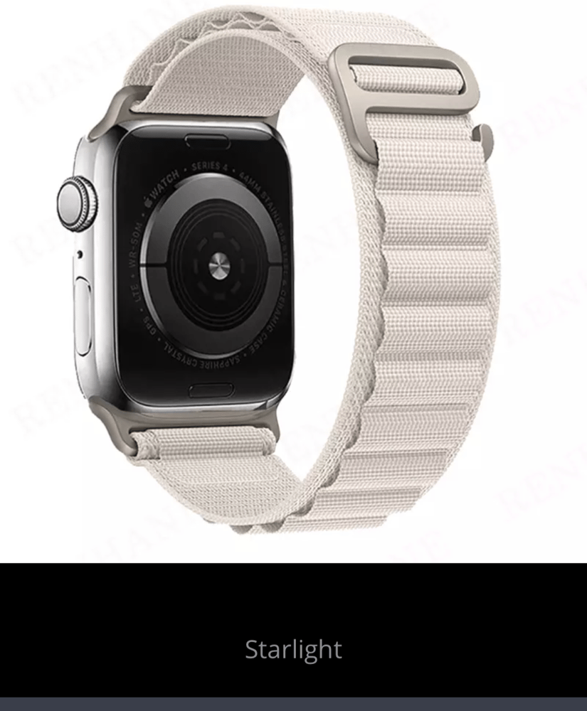 Apple Watch bracelet decorated
