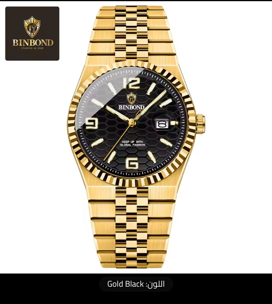 ساعة كوارتز رجالية الأصلية المستوحاة من ROLEX
