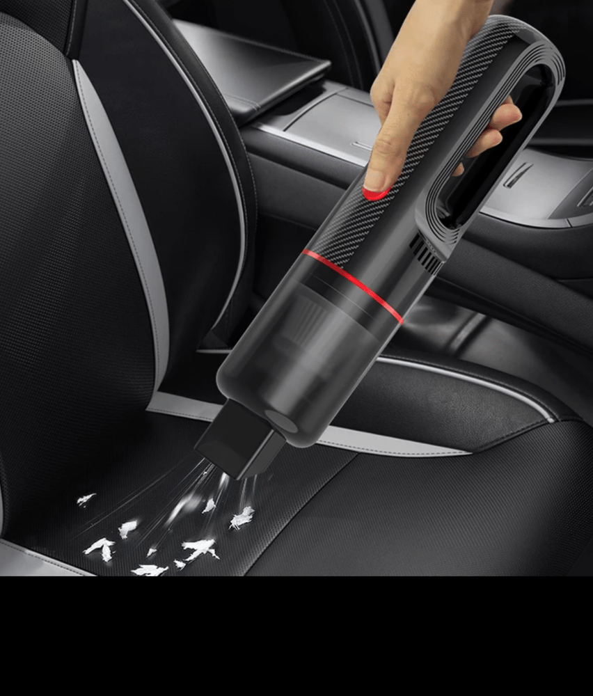 Wireless small electric vacuum cleaner for cars and home, rechargeable