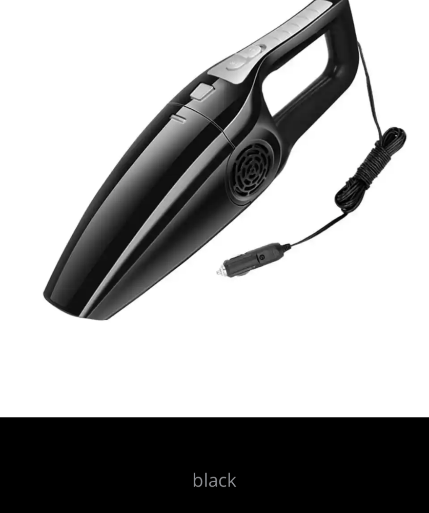 Wireless small electric vacuum cleaner for cars and home, rechargeable
