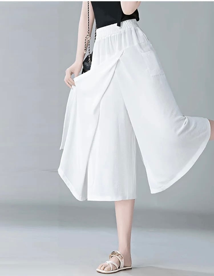 Casual wide-leg pants, versatile