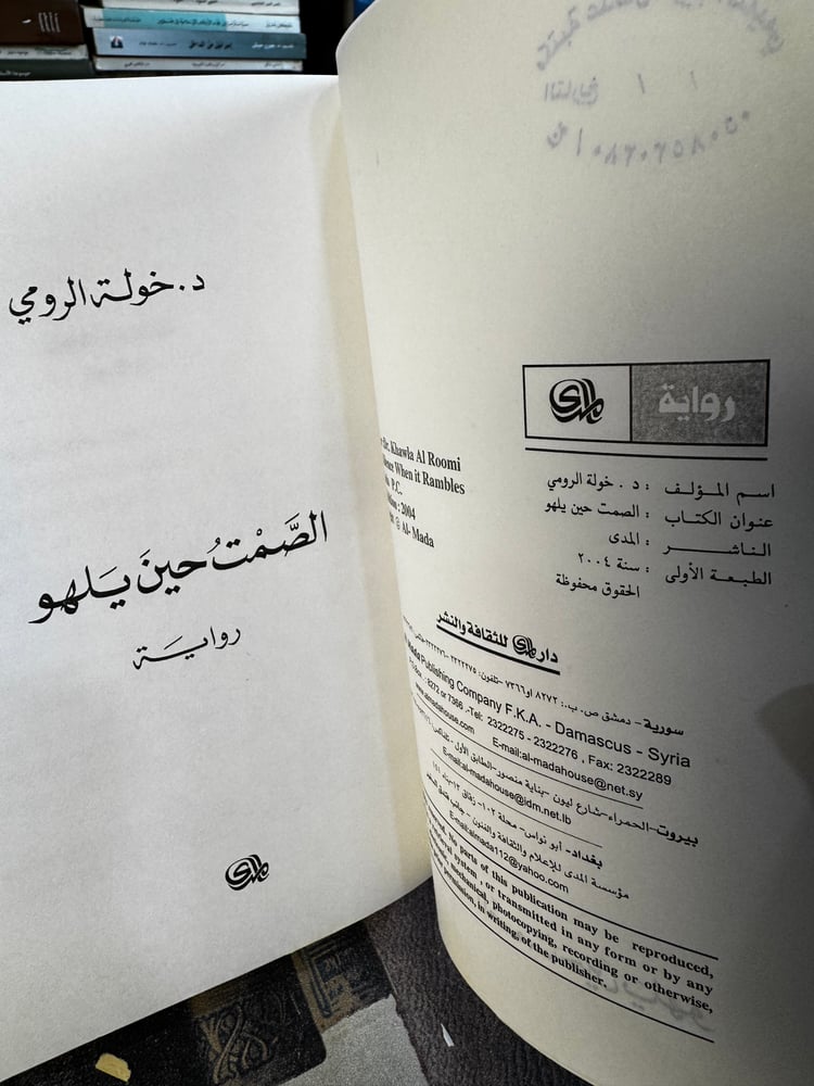 الصمت حين يلهو "خولة الرومي"
