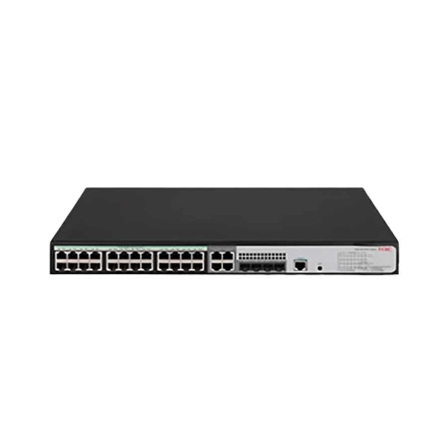 سويتش Layer 3 PoE+ H3C بـ24 منفذ جيجابت و4 منافذ Combo SFP بميزانية 370W موديل LS-5120V3-28P-HPWR-LI-GL