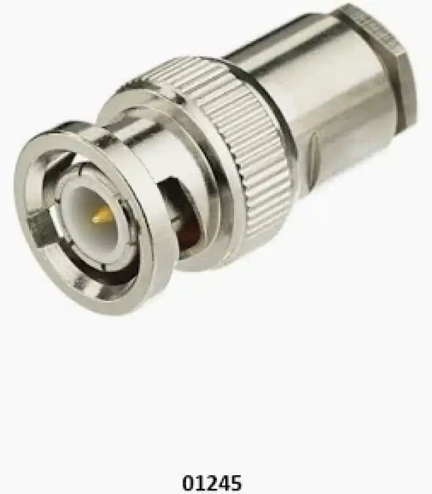 موصل BNC لكاميرات المراقبة التناظرية وكابل Coaxial