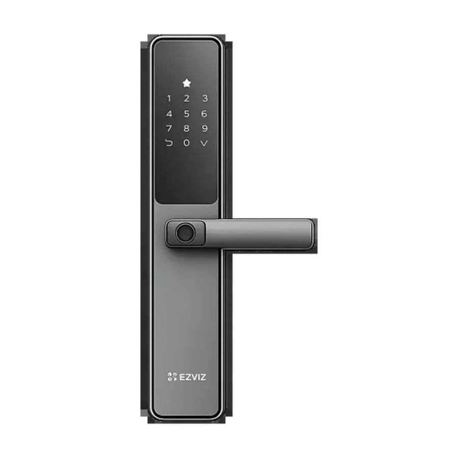 قفل باب ذكي EZVIZ DL05 - بصمة ورمز وبطاقة وفتح بالتطبيق