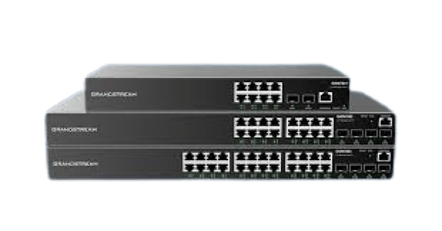 سويتش مُدار L2++ جراندستريم بـ24 منفذ جيجابت PoE+ ومنفذي 10G SFP+ بميزانية 250W موديل GWN7803PL PRO