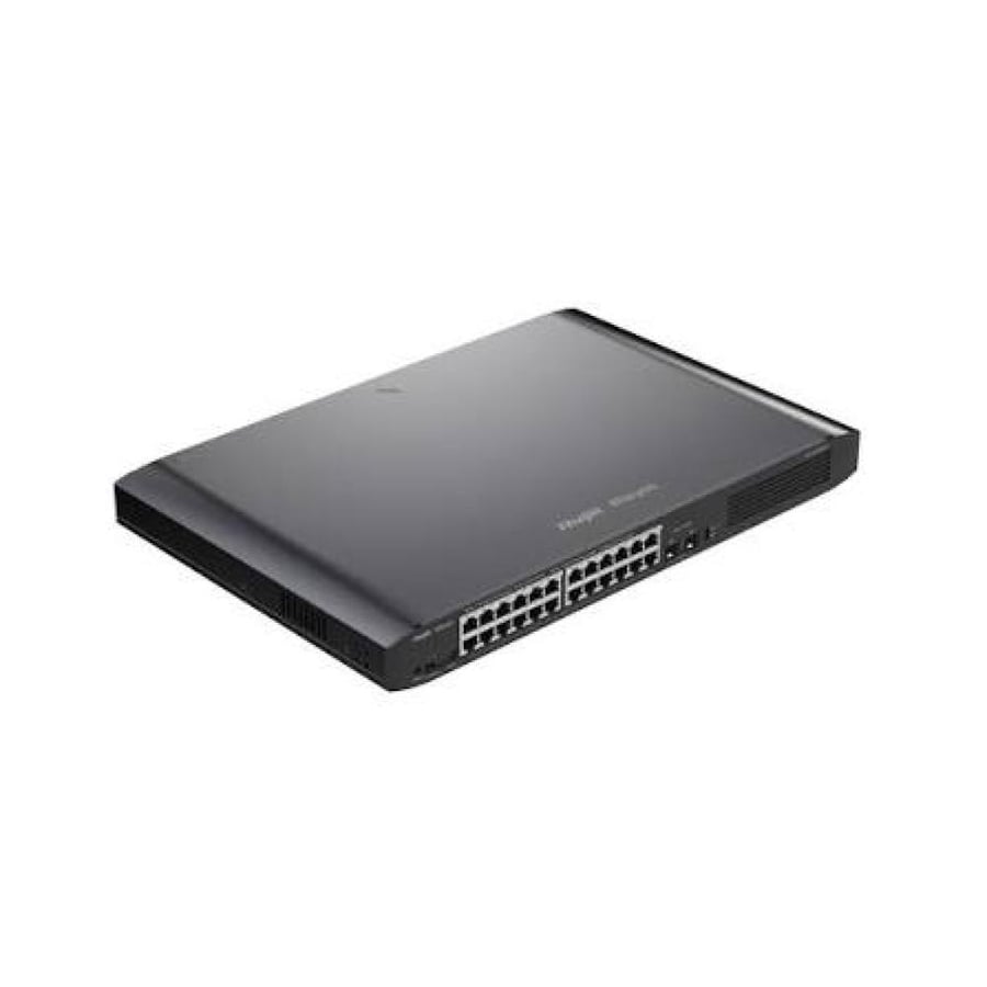 سويتش سحابي مُدار روجي بـ24 منفذ جيجابت PoE+ ومنفذي SFP بميزانية 370W موديل RG-ES226GC-P