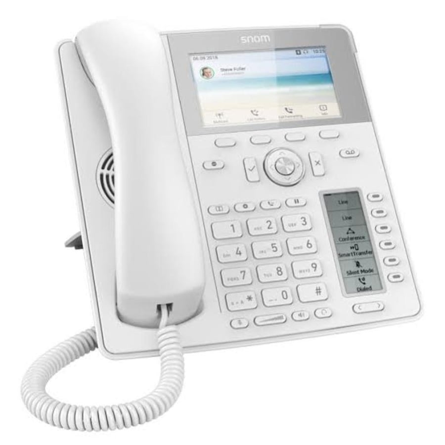 هاتف IP مكتبي سنوم بشاشة ملونة 4.3 بوصة و24 مفتاح برمجي موديل D785