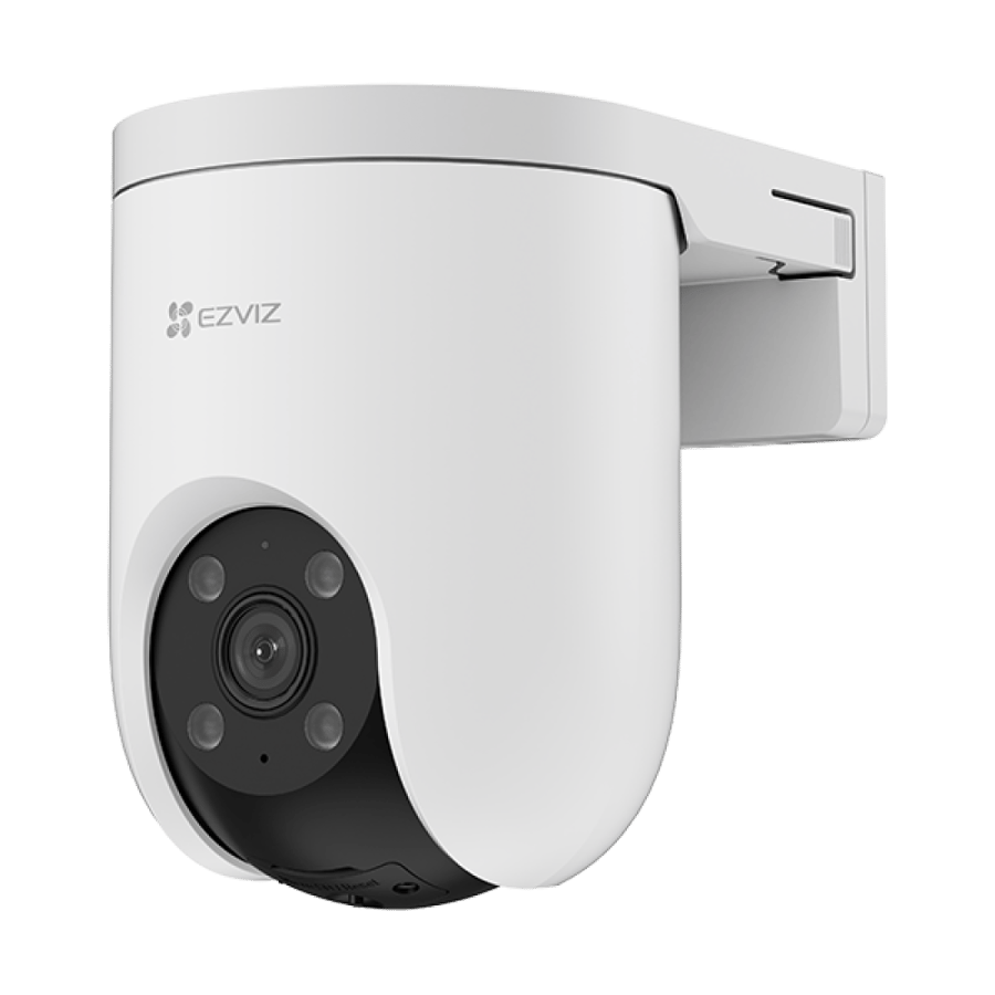 كاميرا مراقبة خارجية EZVIZ H8c Pro متحركة 360° - دقة 4K وواي فاي وتتبع ذكي