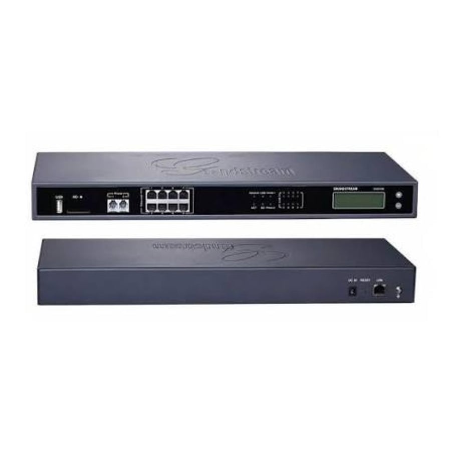 سنترال IP جراندستريم حتى 800 مستخدم و100 مكالمة متزامنة و8 منافذ FXO موديل UCM6208