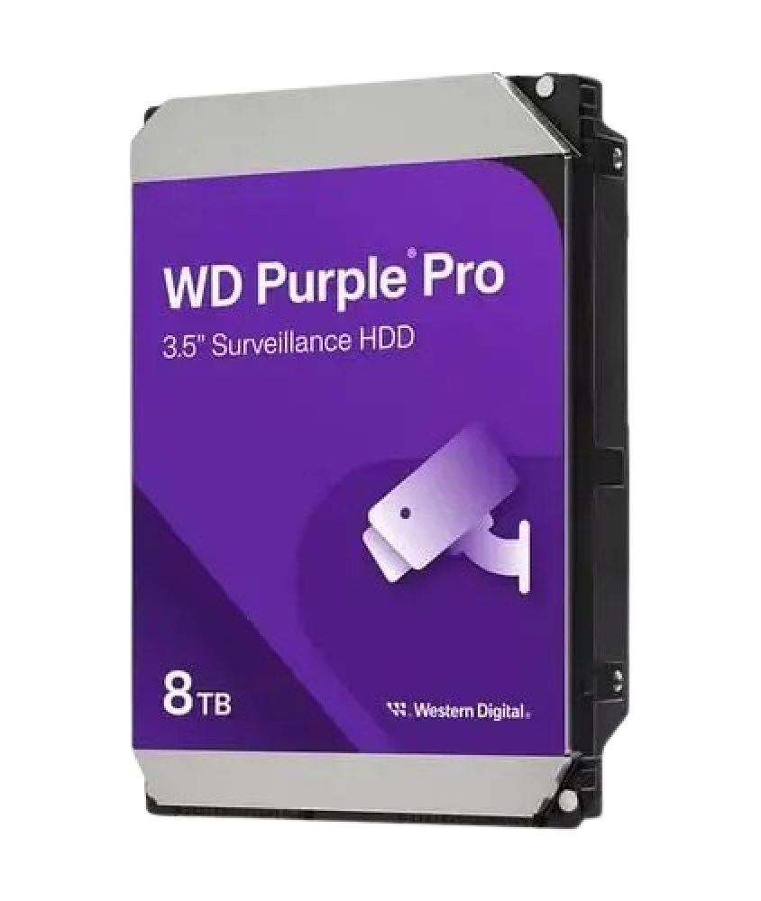 هاردسك ويسترن ديجيتال Purple Pro سعة 8 تيرابايت للمراقبة موديل WD8002PURP