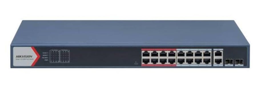 سويتش شبكي بمنافذ PoE من Hikvision – DS-3E1318P-EI/M